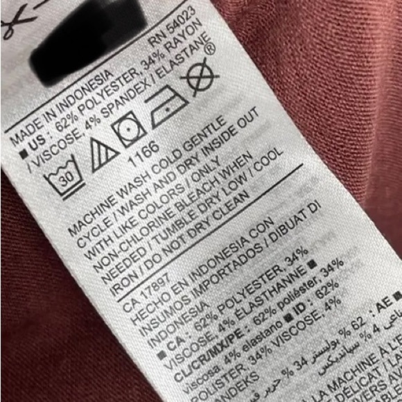 Old Navy Spaghetti Strap Cami Waist Defining Summer Dress, Rust Brown, Size SP - Picture 6 of 6